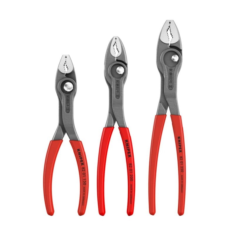 KNIPEX 00 20 06 US4 3 Pc TwinGrip Pliers Set - 6", 8", 10"