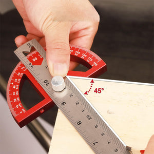 Tooltech Multi-Angle 8" Marking Ruler T-shaped