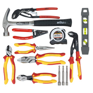 WIHA 91872 59 PIECE MASTER ELECTRICIAN'S INSULATED TOOL KIT IN HEAVY DUTY BACKPACK