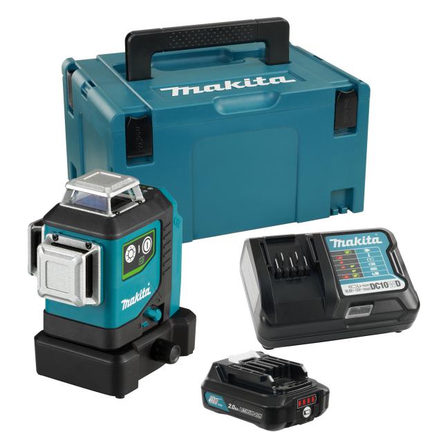 Makita SK700GDWAJ 12Vmax CXT Green Multi Line Laser Kit