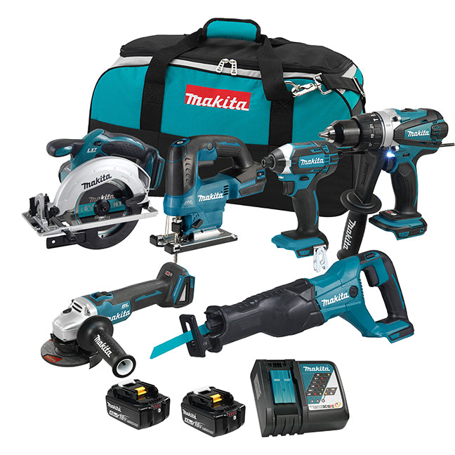 Makita DLX6123M 18V LXT 6 Tool Combo Kit