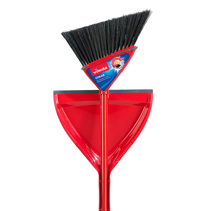 Vileda Oskar® Broom with Dustpan