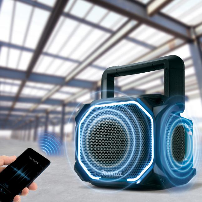 Makita MR014G 40Vmax XGT / 18V LXT Bluetooth Jobsite Speaker