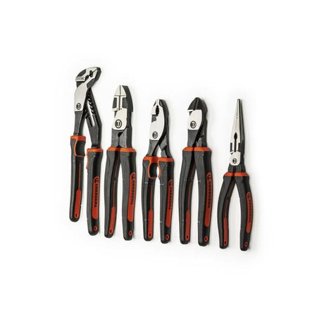 Crescent Z2SET5CG06 5 Piece Z2™ Mixed Dual Material Plier Set