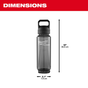 Milwaukee 48-22-8372B 34oz PACKOUT™ Bottle with Chug Lid - Black