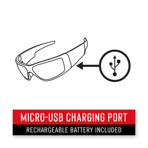 Coast Rechargeable Bulls-Eye Spot Safety Glasses