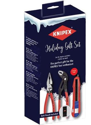 KNIPEX 9K 00 80 169 US 2024  Holiday Gift Set with FREE CutiX Snap Knife