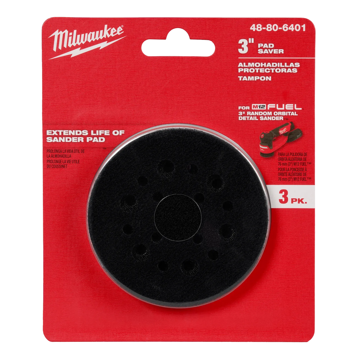 Milwaukee 48-80-6401 3" Pad Saver - 3PK