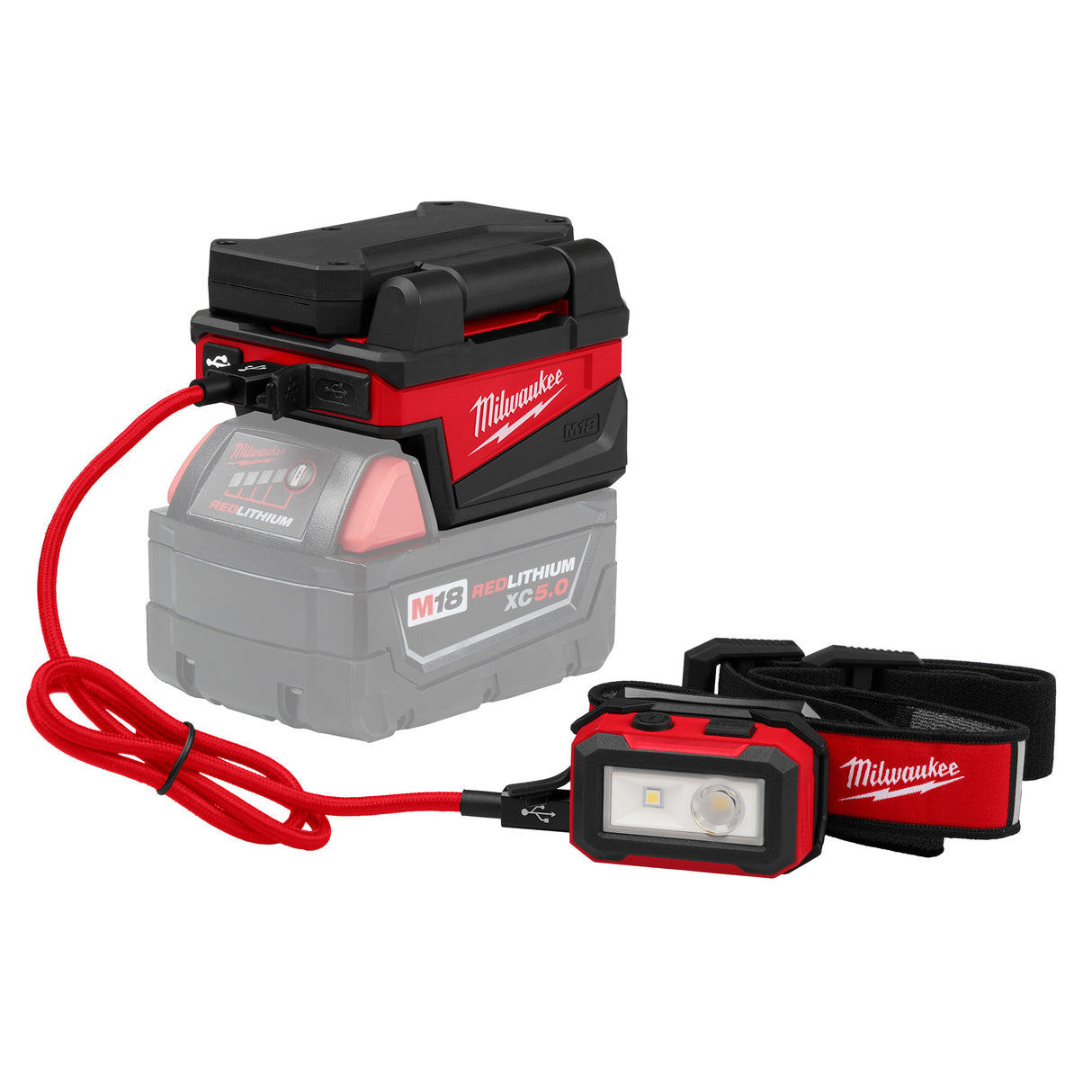 Milwaukee 2359-20 M18™ ROVER™ Compact Folding Flood Light w/ USB Charging