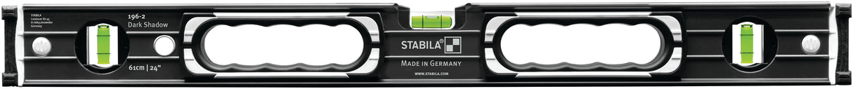 STABILA Stabila Dark Shadow Type 196-2 24 Inch & 48 Inch Level Set