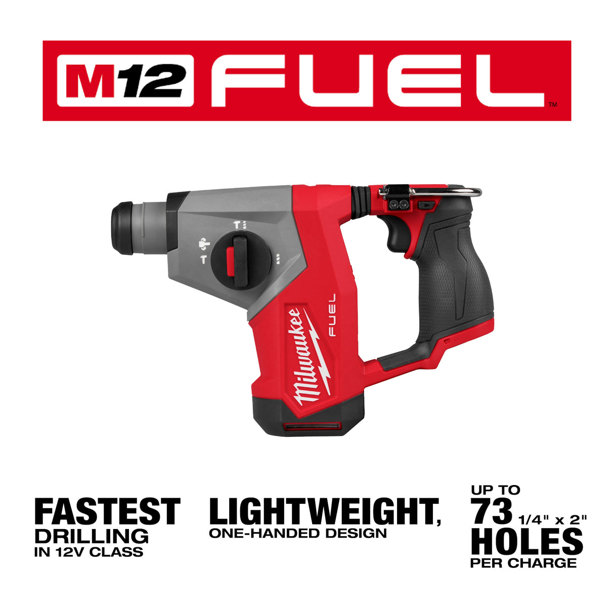 Milwaukee 2508-20 M12 FUEL™ 5/8” SDS Plus Rotary Hammer