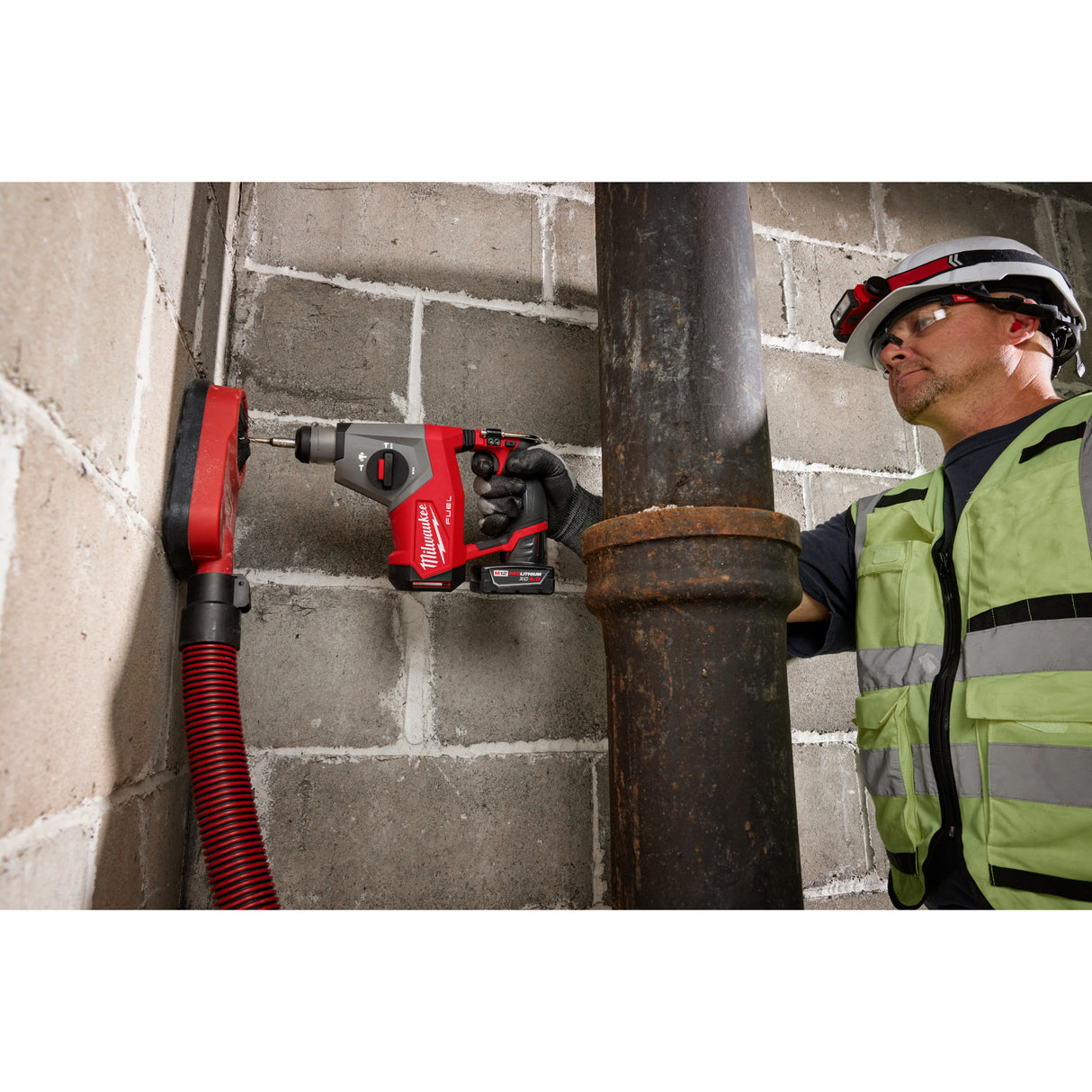 Milwaukee 2508-21XC M12 FUEL™ 5/8” SDS Plus Rotary Hammer Kit