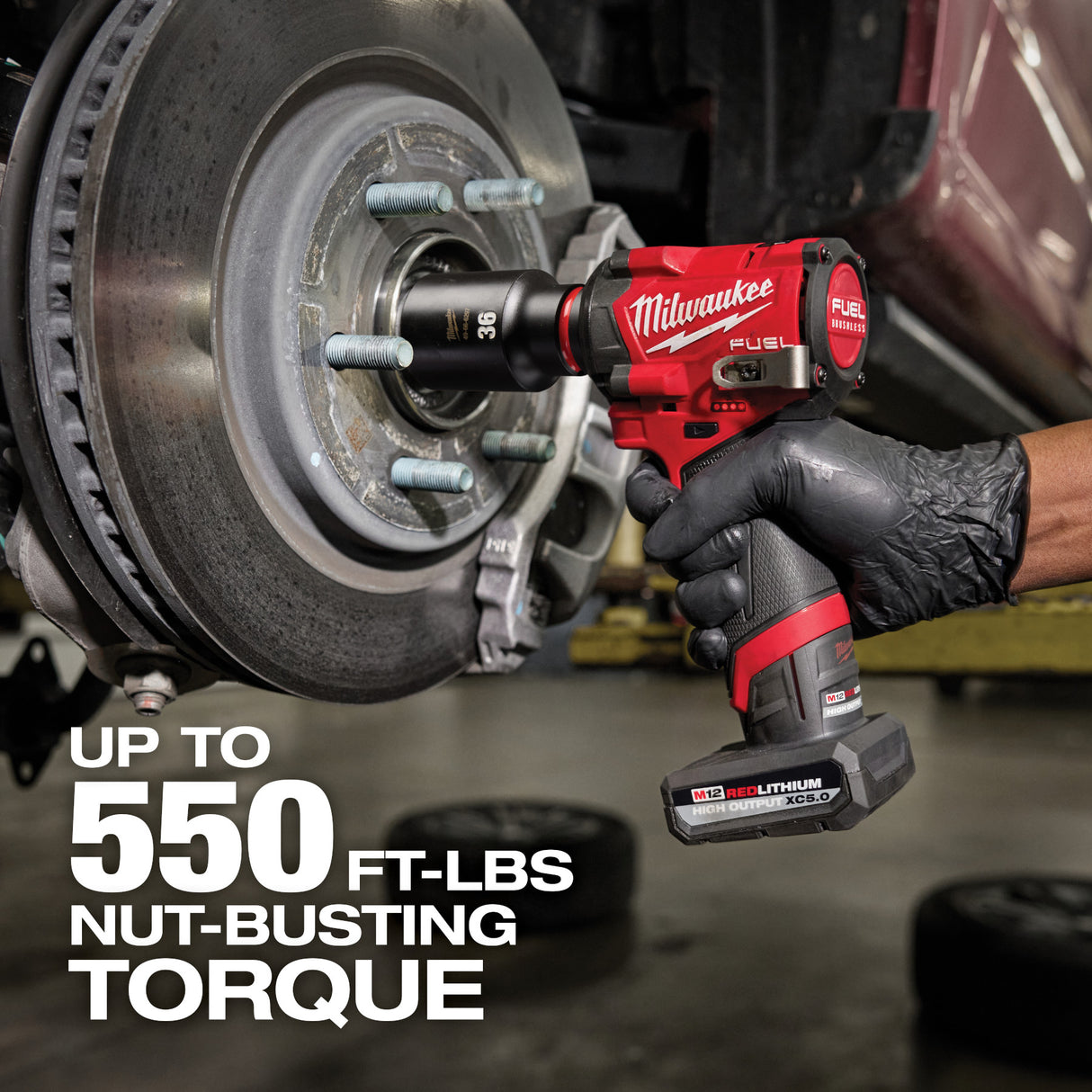 Milwaukee 2563-20 M12 FUEL™ Stubby 1/2" Impact Wrench