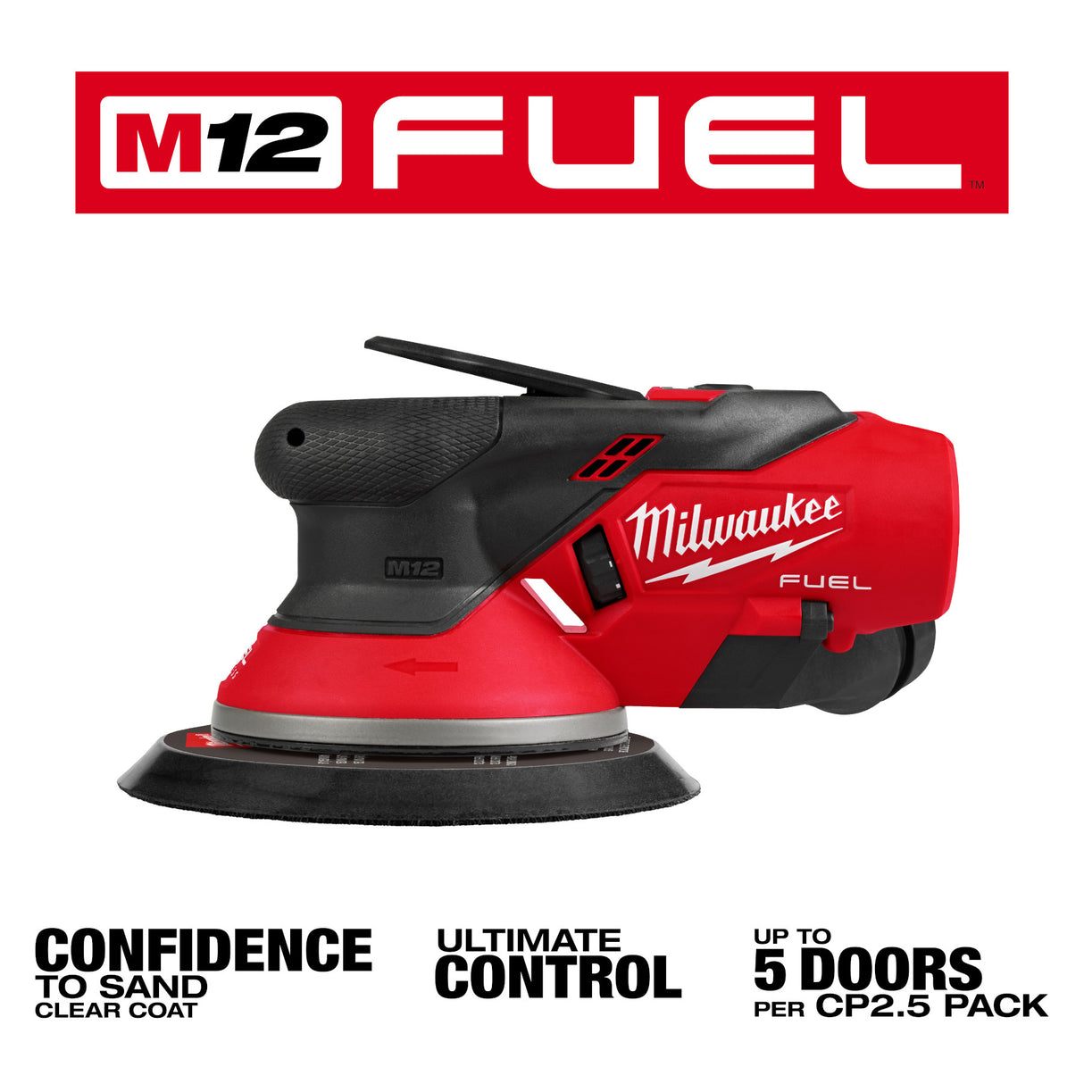 Milwaukee 2584-20 M12™ FUEL™ 6" Random Orbital Sander (3/32")