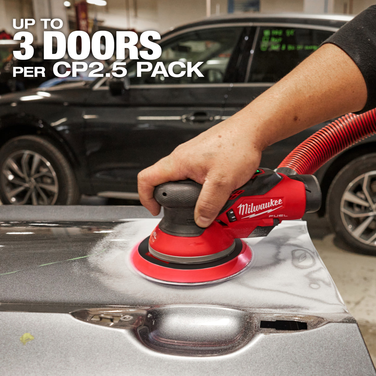 Milwaukee 2585-22 M12™ FUEL™ 6" Random Orbital Sander Kit (3/16")