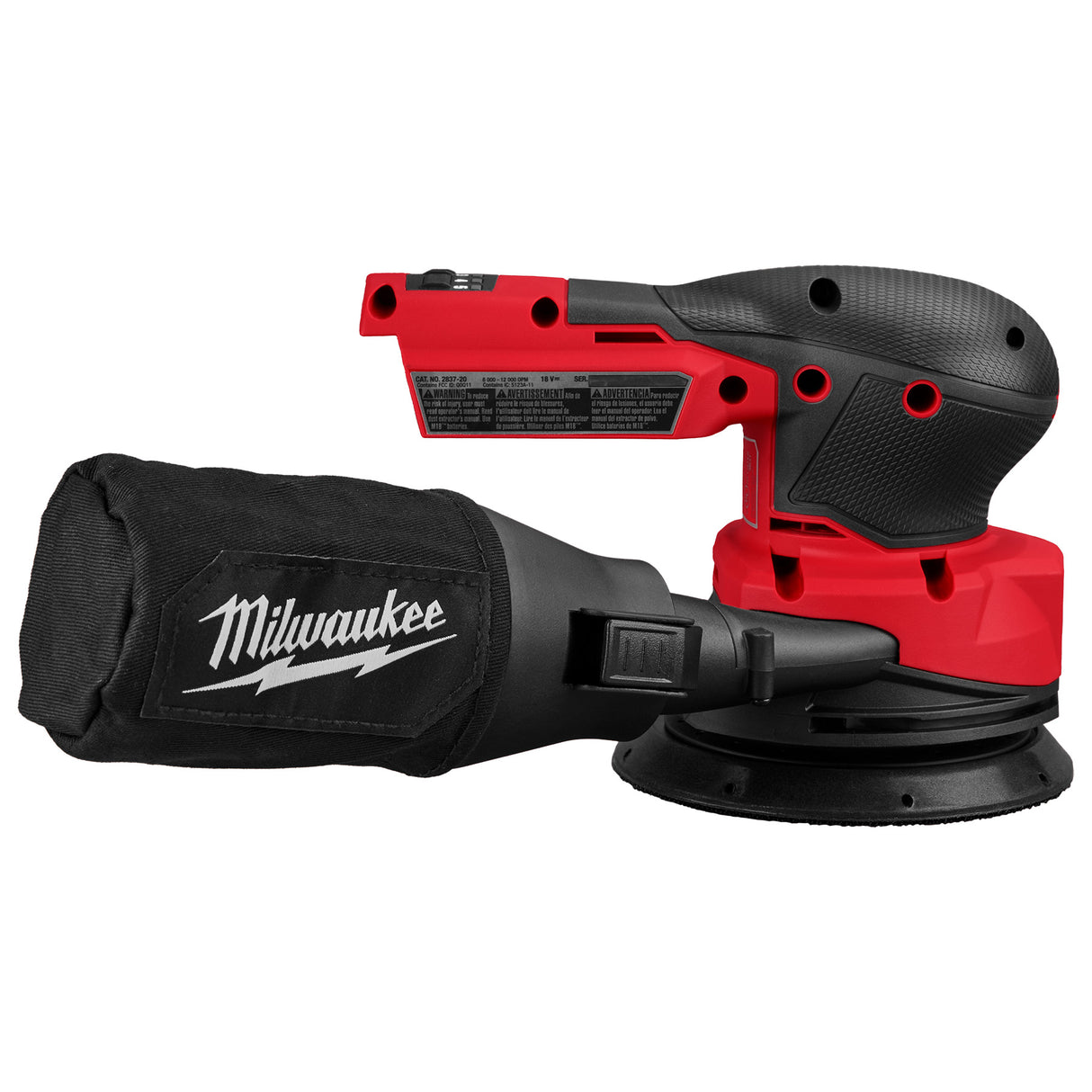 Milwaukee 2837-20 M18­ FUEL™ 5" Random Orbital Sander