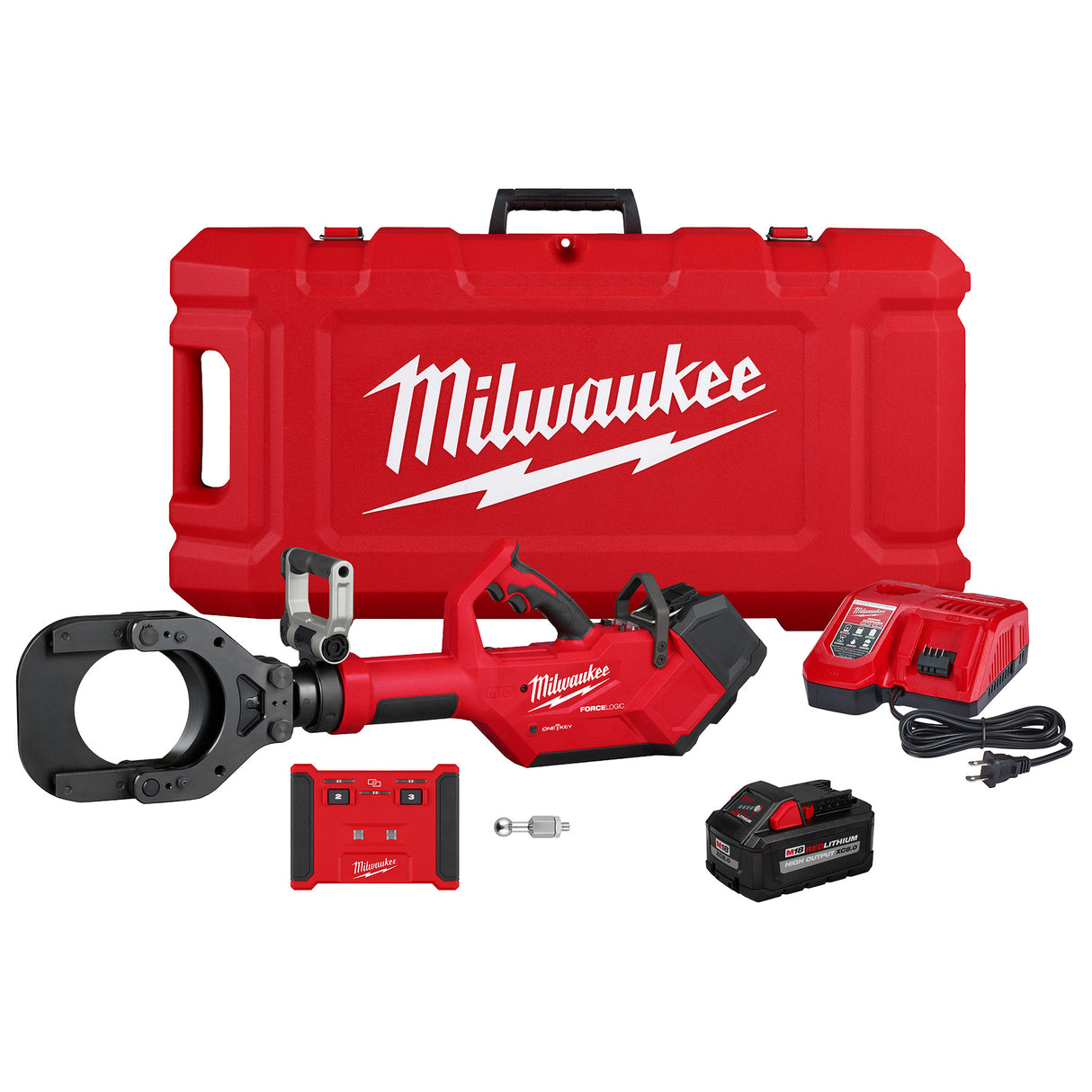 Milwaukee 2875R-21 M18™ FORCE LOGIC™ 5” Underground Cable Cutter w/ Wireless Remote