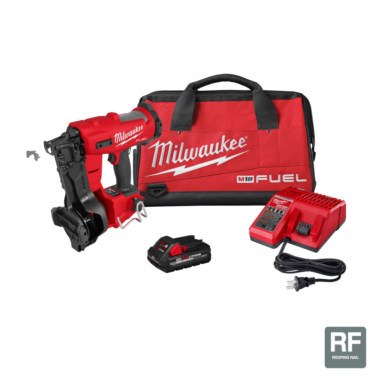 Milwaukee 2909-21 M18 FUEL™ Coil Roofing Nailer Kit