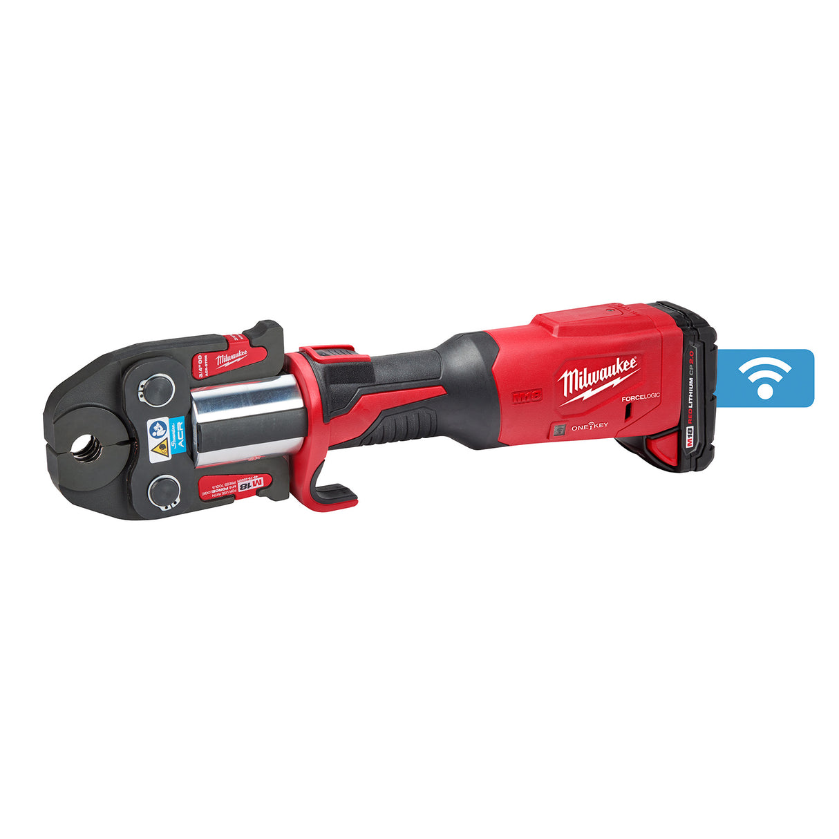 Milwaukee 2922-22M M18™ FORCE LOGIC™ Press Tool Kit w/ ONE-KEY™ with 1/4"-7/8" Streamline™ ACR Jaws