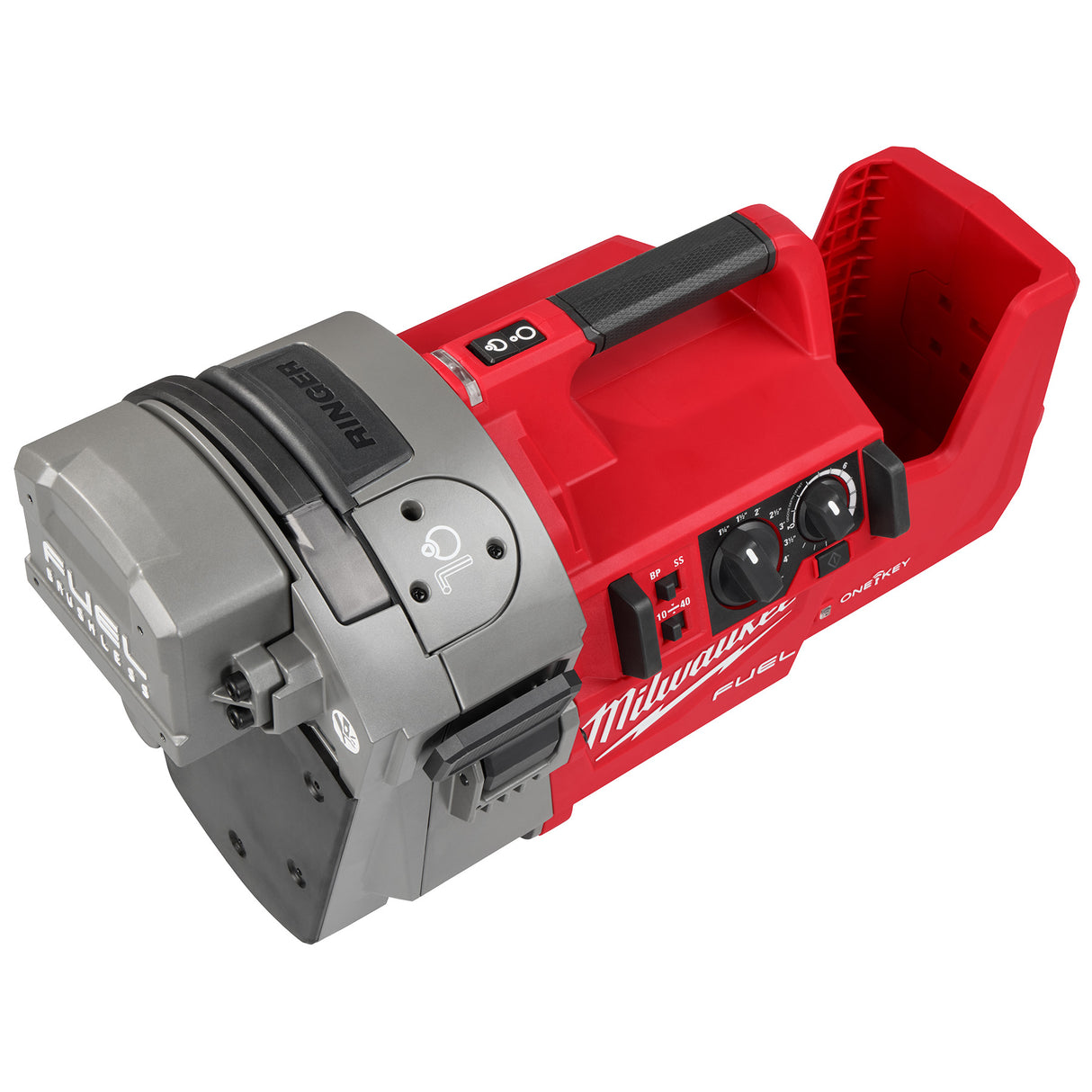 Milwaukee 2927-22 M18 FUEL™ RINGER™ Roll Groover for 1-1/4” - 4” Sch 10/40, 6” Sch 10