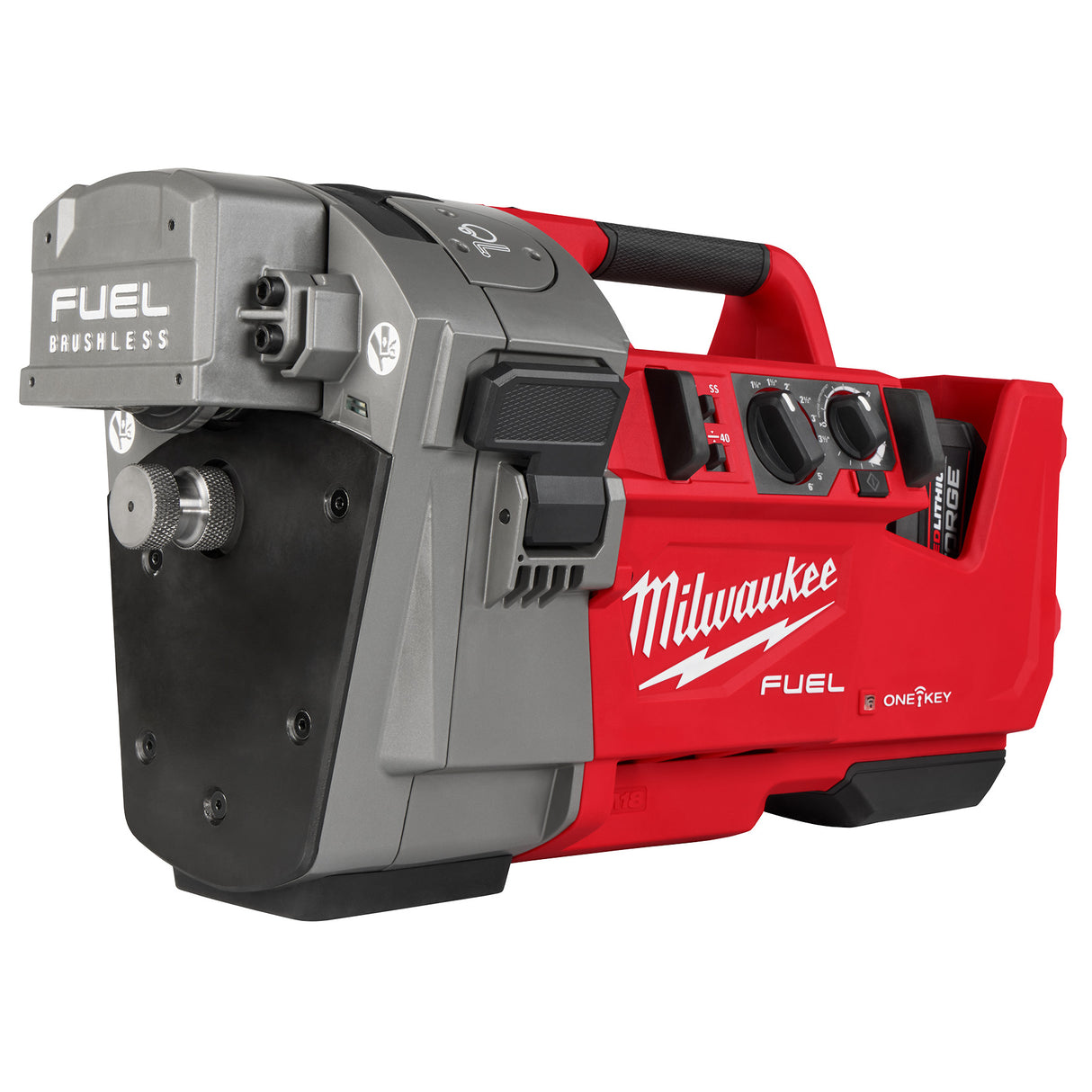 Milwaukee 2927-22 M18 FUEL™ RINGER™ Roll Groover for 1-1/4” - 4” Sch 10/40, 6” Sch 10