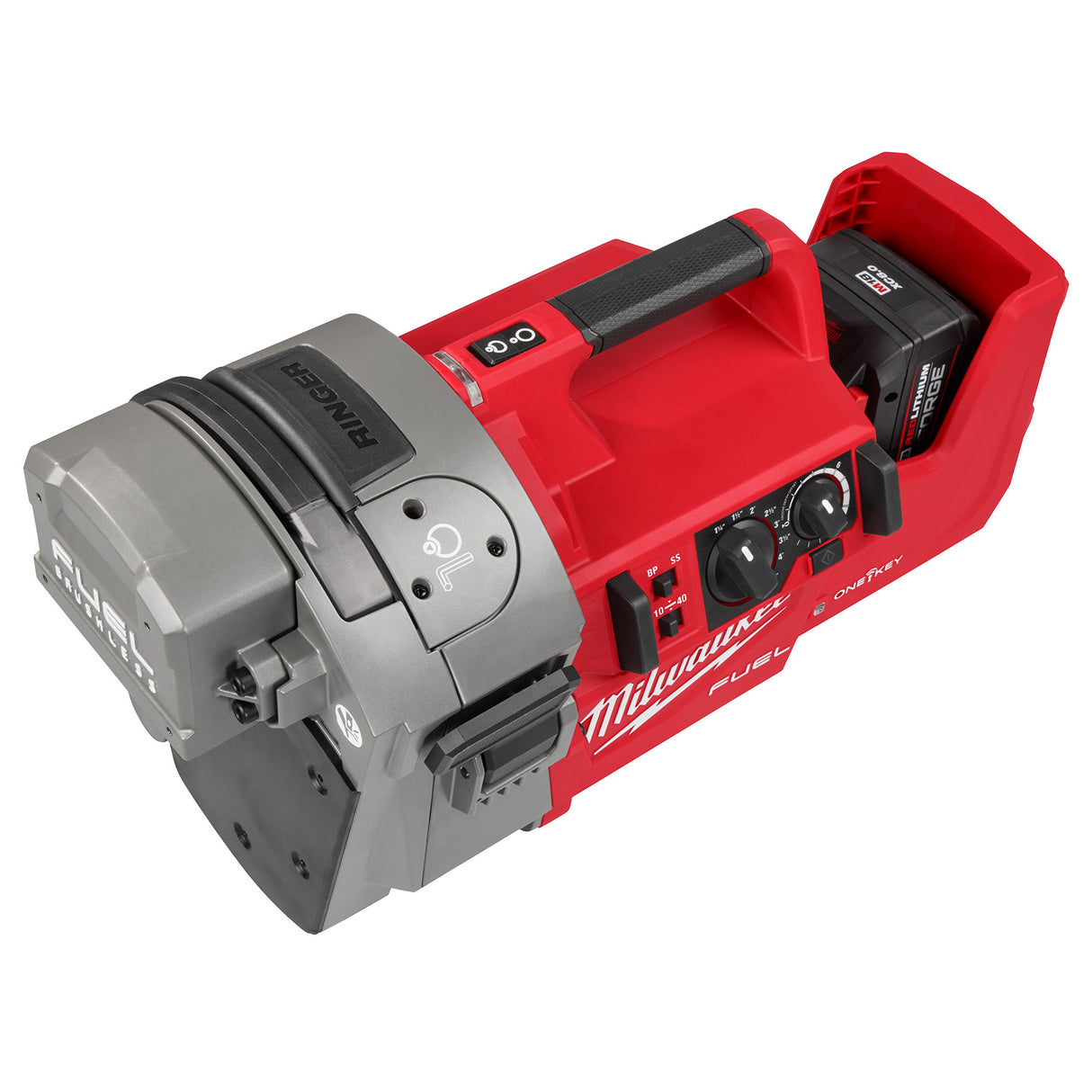 Milwaukee 2927-22 M18 FUEL™ RINGER™ Roll Groover for 1-1/4” - 4” Sch 10/40, 6” Sch 10