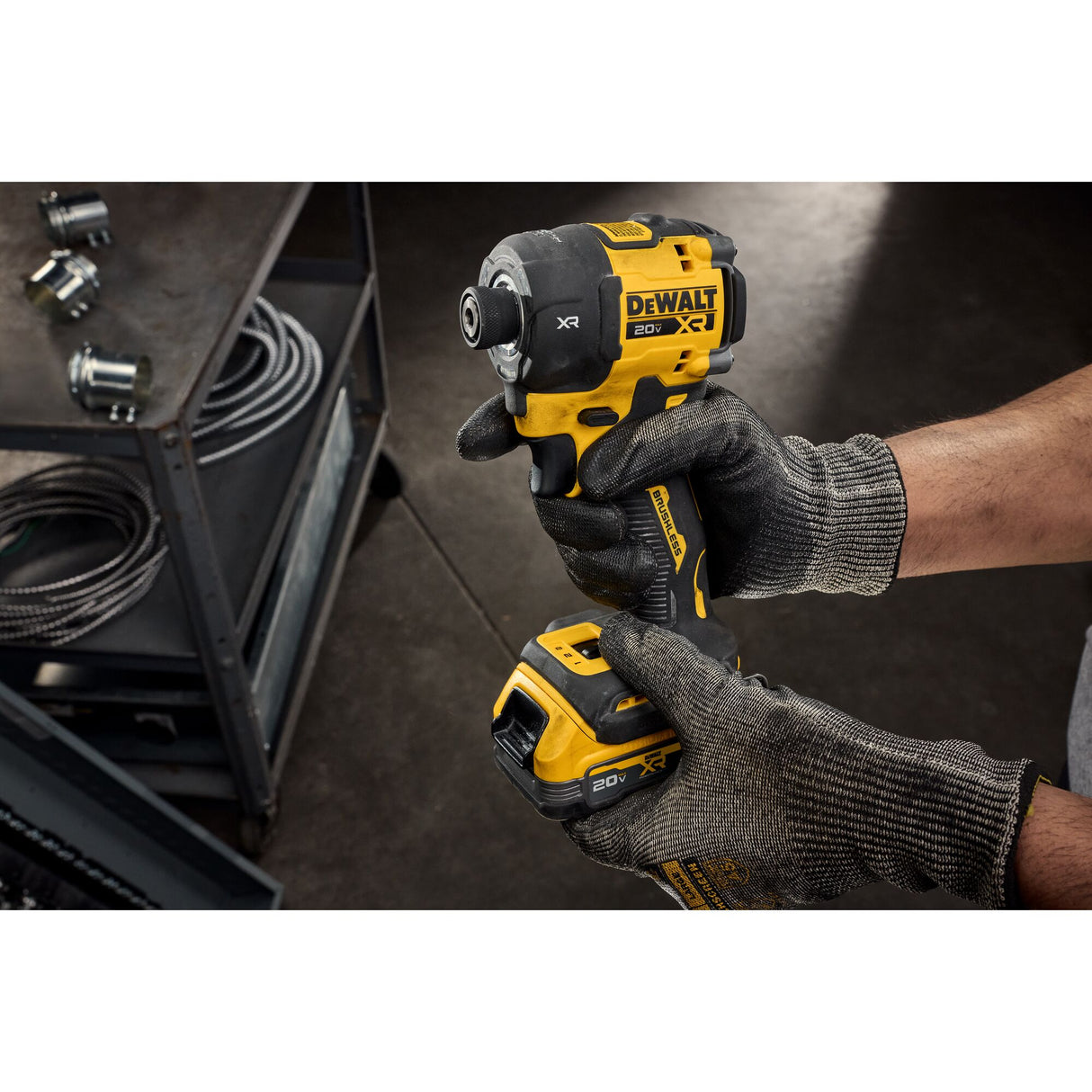 DEWALT DCF870B 20V MAX* XR® Brushless Cordless 1/4 in. Quiet Hydraulic Impact Driver (Tool Only)