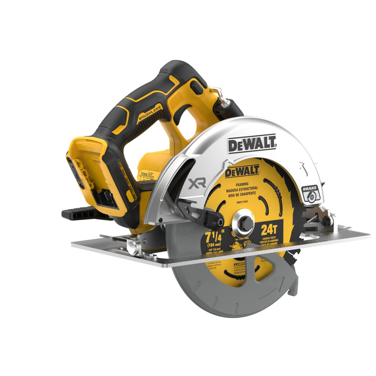 DEWALT DCS590B 20V MAX* XR® Brushless Cordless 7-1/4 in. Circular Saw (Tool Only)