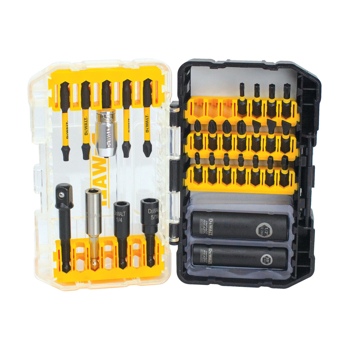 DEWALT DWA2T30C Flex Torq 30-Piece Hex Shank Impact Driver Bit Set