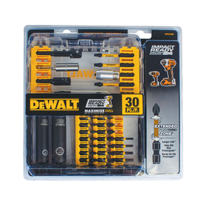 DEWALT DWA2T30C Flex Torq 30-Piece Hex Shank Impact Driver Bit Set