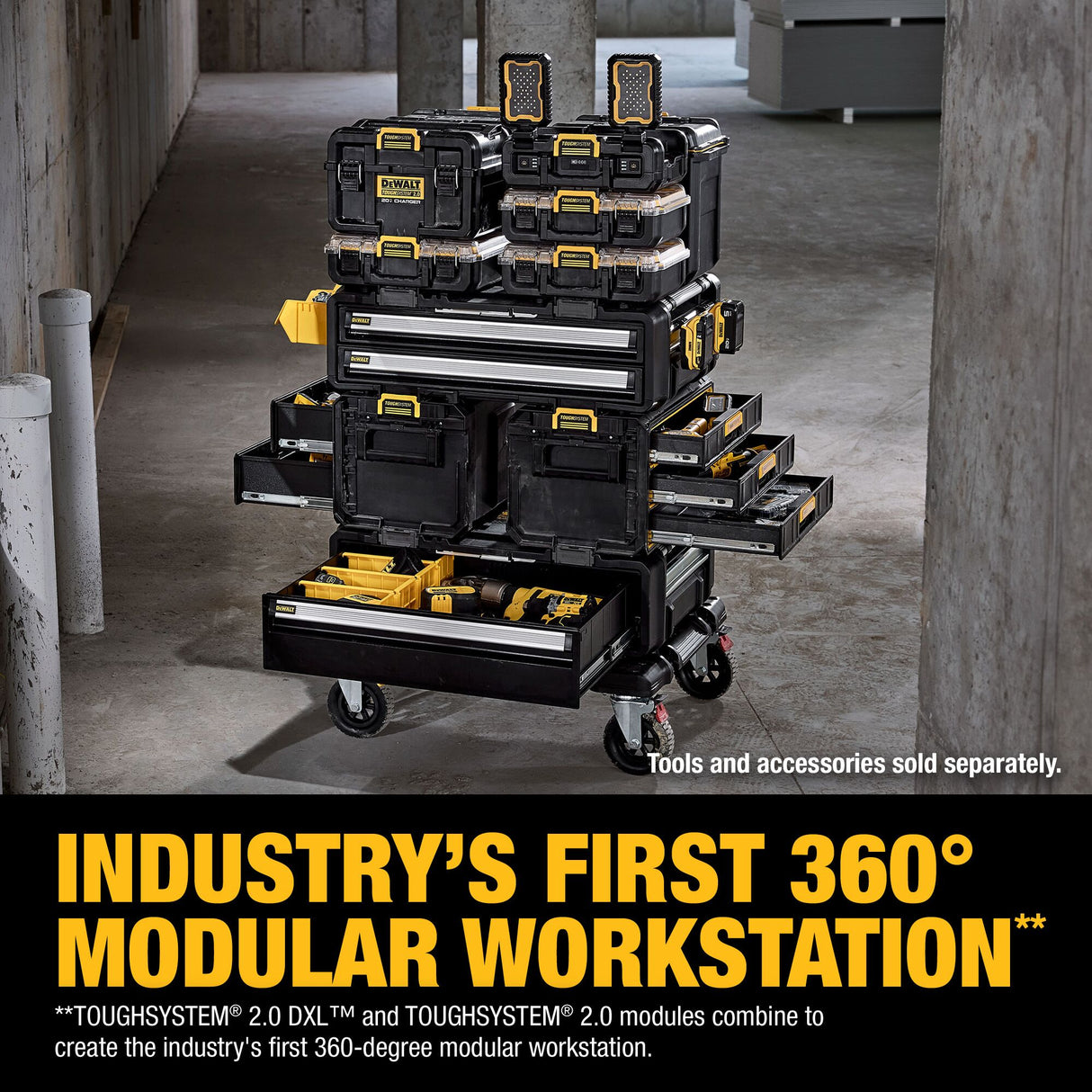 DEWALT DWST60510 TOUGHSYSTEM® 2.0 DXL™ 5-in-1 Modular Workstation