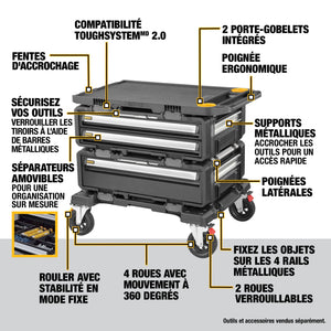 DEWALT DWST60520 TOUGHSYSTEM® 2.0 DXL™ 4-in-1 Modular Workstation