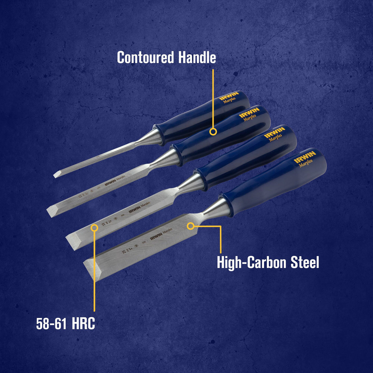 IRWIN M444S4N 4pc Chisel Set