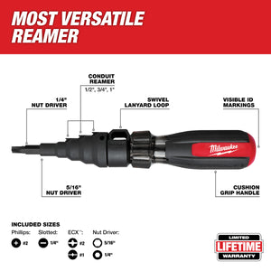 Milwaukee 22-2870 7in1 Conduit Reamer w/ ECX™ Bit