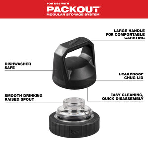 Milwaukee 48-22-8370 Chug Lid for PACKOUT™ Bottles