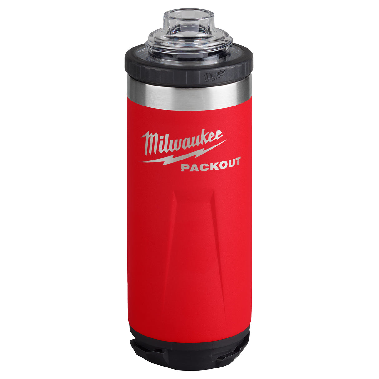 Milwaukee 48-22-8382R PACKOUT 18oz Insulated Bottle with Chug Lid - Red