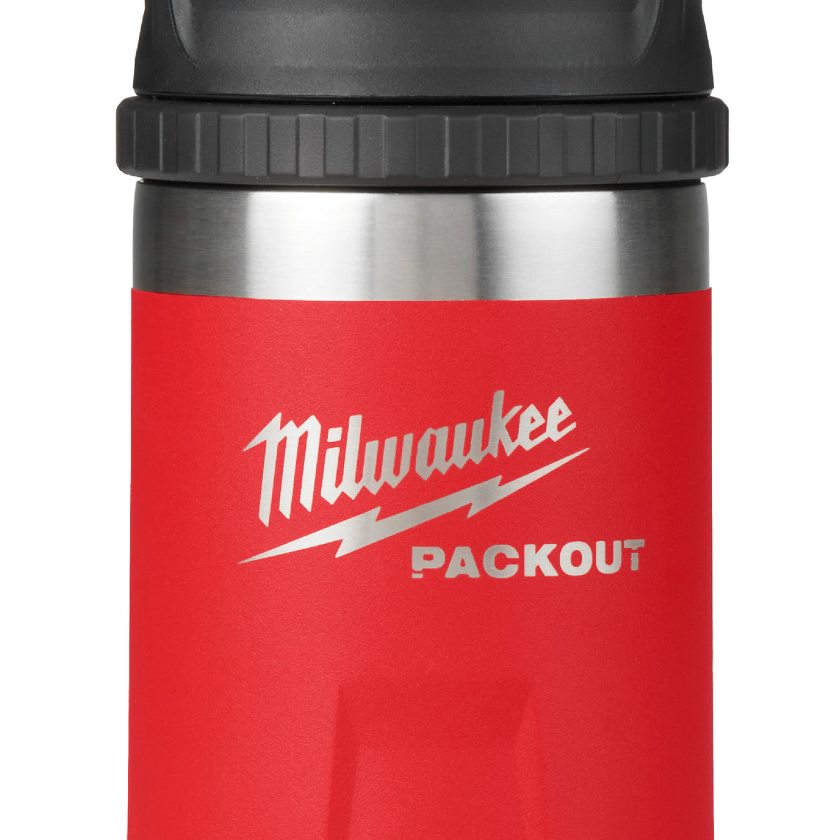 Milwaukee 48-22-8382R PACKOUT 18oz Insulated Bottle with Chug Lid - Red