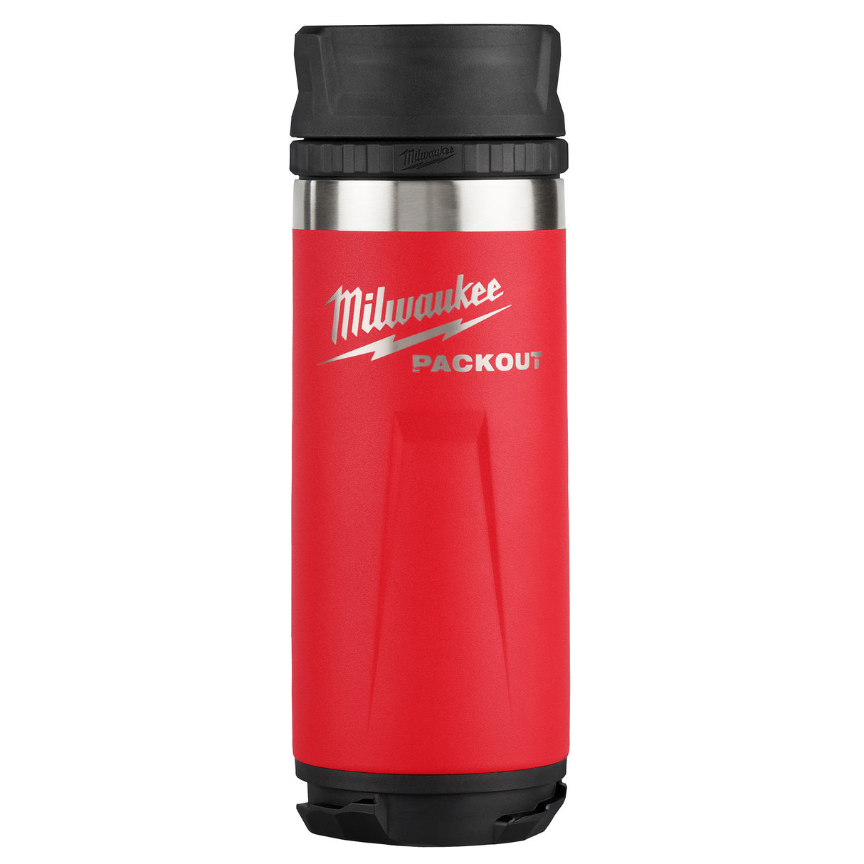 Milwaukee 48-22-8395R PACKOUT™ 18oz Insulated Bottle with Sip Lid - Red