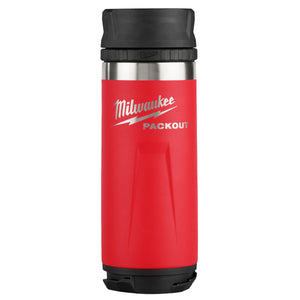 Milwaukee 48-22-8395R PACKOUT™ 18oz Insulated Bottle with Sip Lid - Red