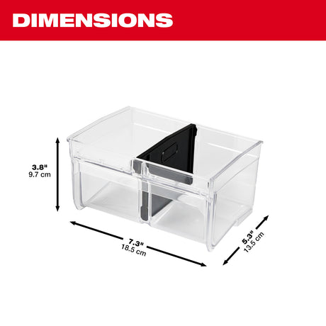 Milwaukee 48-228434 Large Bin for PACKOUT™ Tilt Bin Organizer