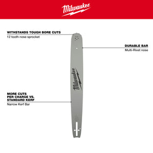 Milwaukee 49-16-2755 20" .325" Pitch, .050" Gauge Guide Bar