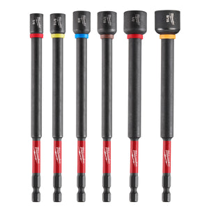 Milwaukee 49-66-4567 SHOCKWAVE Impact Duty™ 6" Magnetic Nut Driver Set 6PC