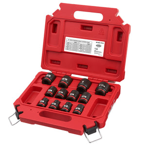 Milwaukee 49-66-7010 12pc SHOCKWAVE Impact Duty™ 1/2" Drive SAE Standard 6 Point Socket Set