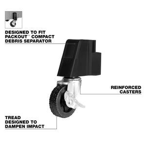 Milwaukee 49-90-2201 Caster Kit for Debris Separator