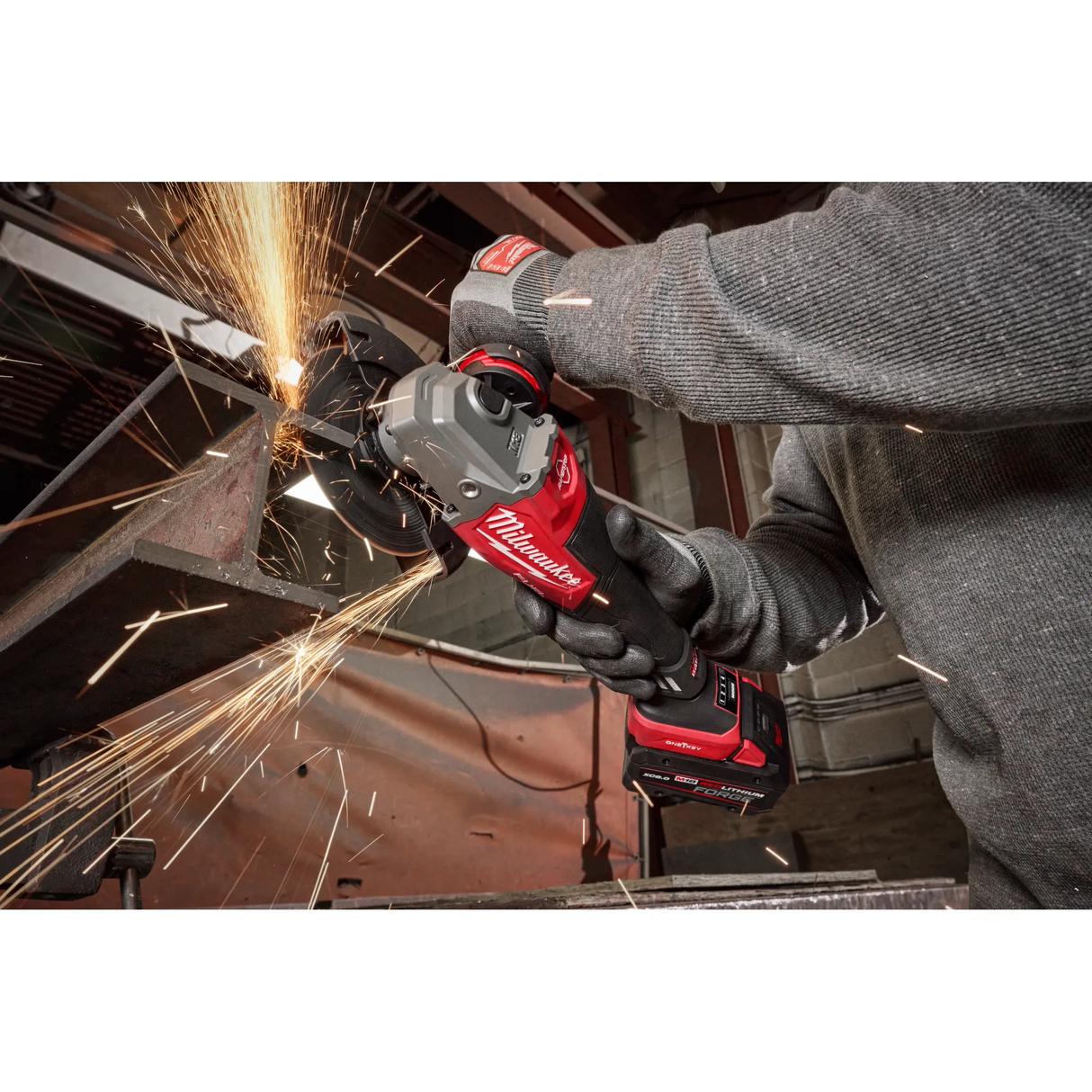 Milwaukee 3672-20 6" Variable Speed Braking Grinder, Paddle Switch w/ ONE-KEY™