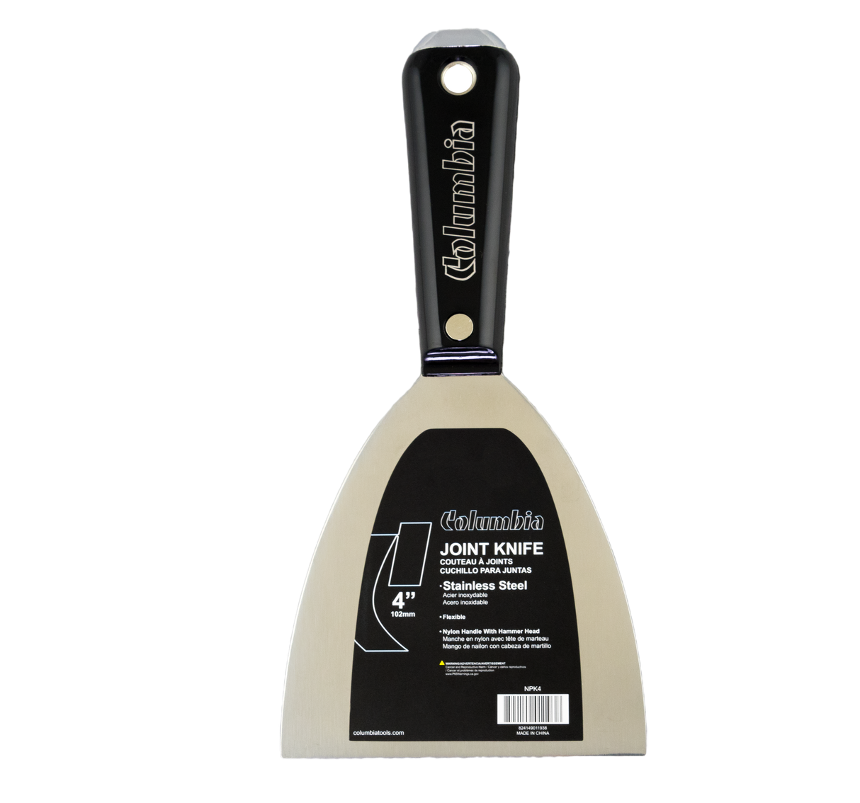 Columbia 4" Nylon Handle Putty Knife