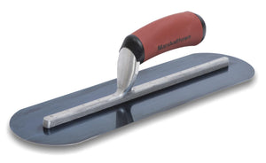 Marshaltown MXS66BRD 16" x 4" Blue Steel Fully Rounded Finishing Trowel