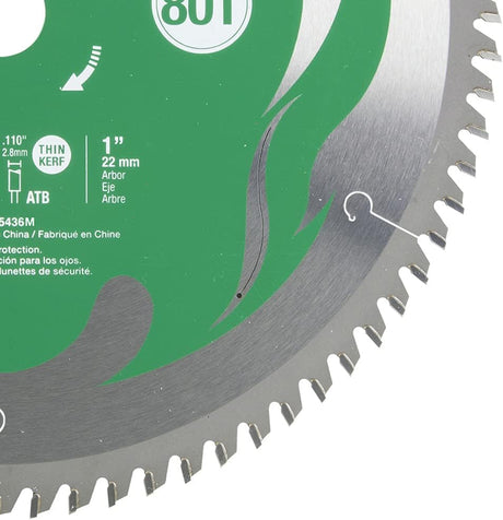 metabo HPT 12" 80T Carbide Blade