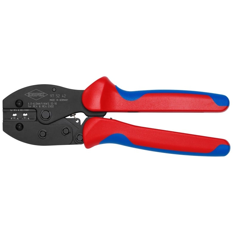 KNIPEX 97 52 42 8 1/2" KNIPEX PreciForce® Crimping Pliers For MC4/MC4 EVO 2