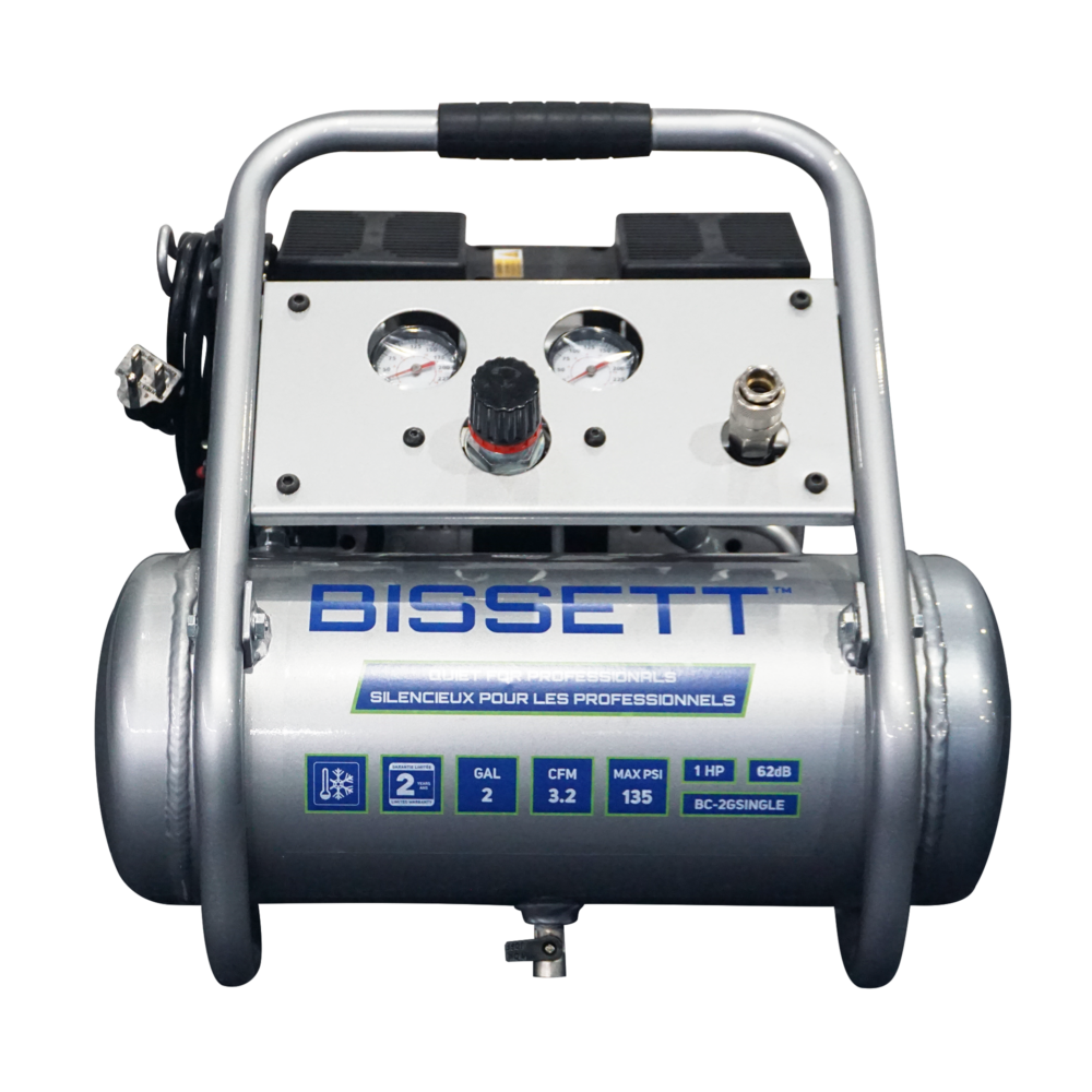 BISSETT BC-2GSINGLE 2 Gal Compact Compressor